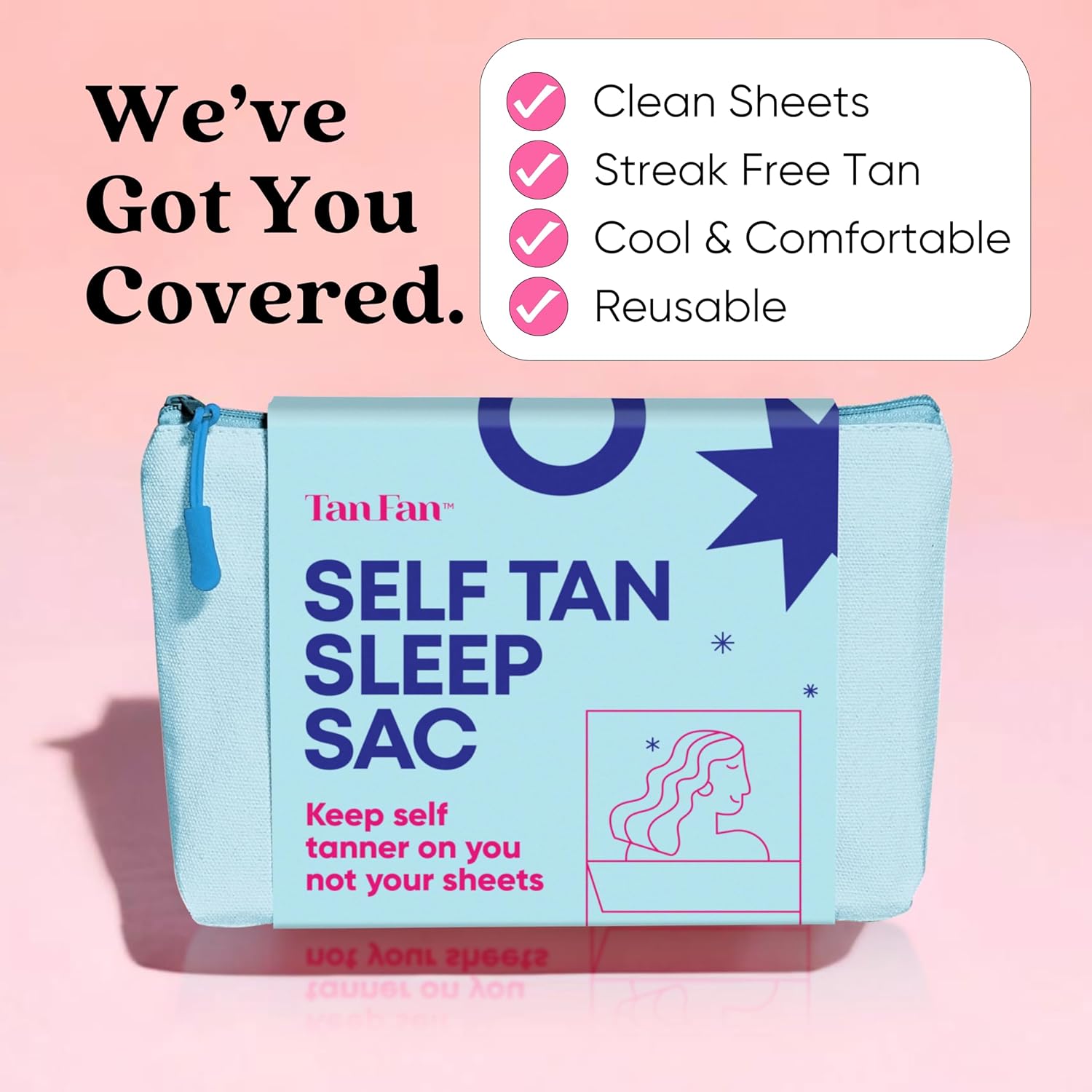 Self Tan Sleep Sac - French Navy