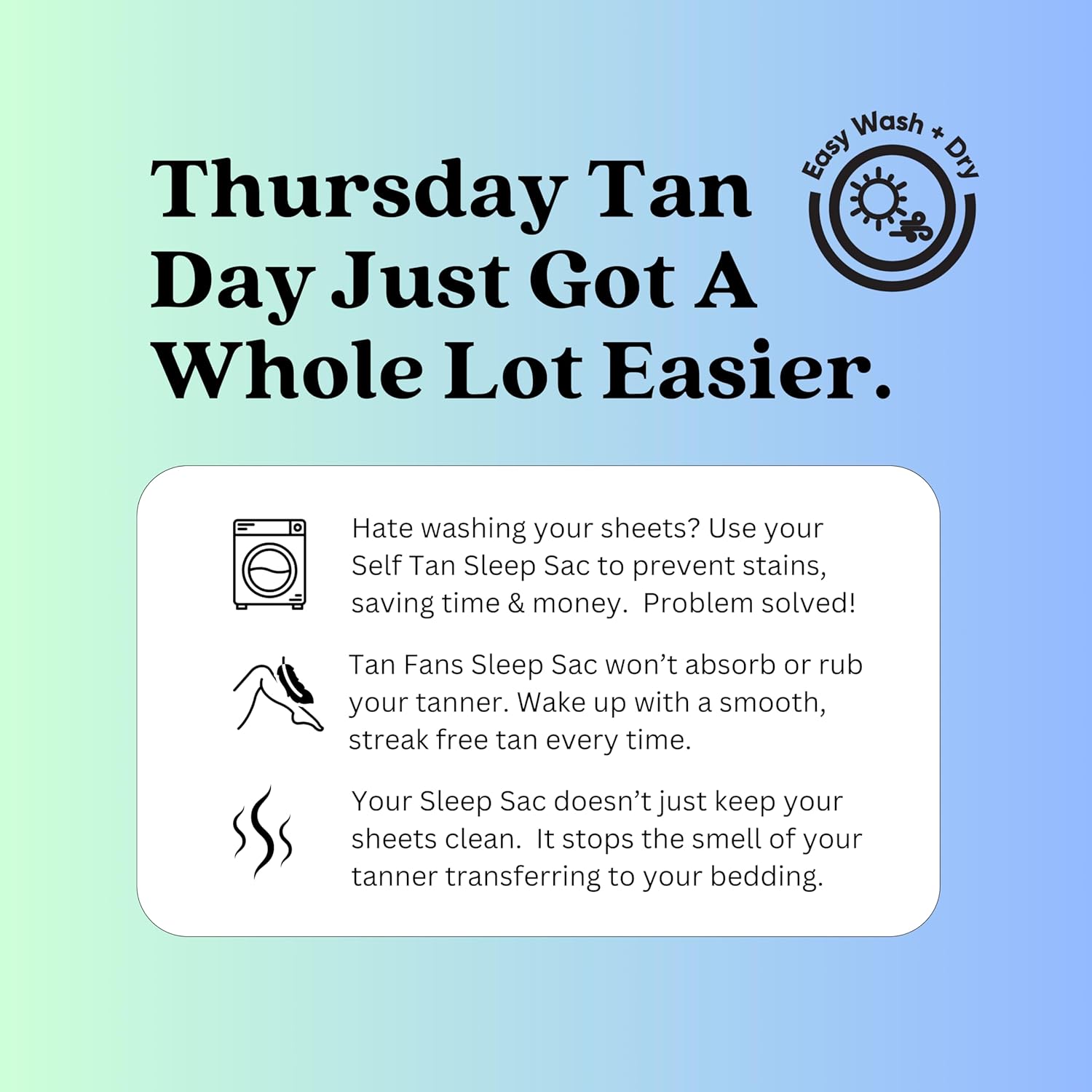 Self Tan Sleep Sac - Dark Tanner