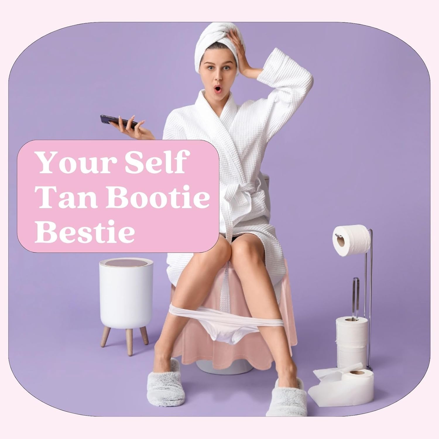 Self Tan Toilet Seat Cover