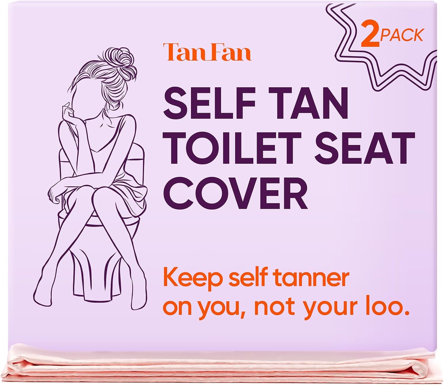 Self Tan Toilet Seat Cover
