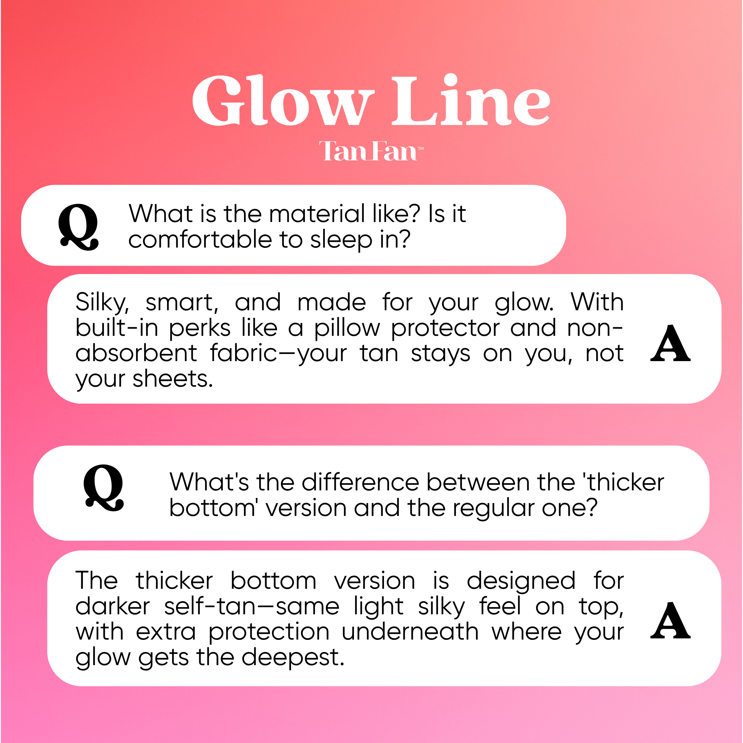 Self Tan Sleep Sac - Pink