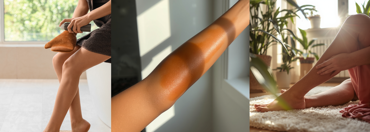 How to Blend Self Tanner Around Ankles, Knees, and Elbows