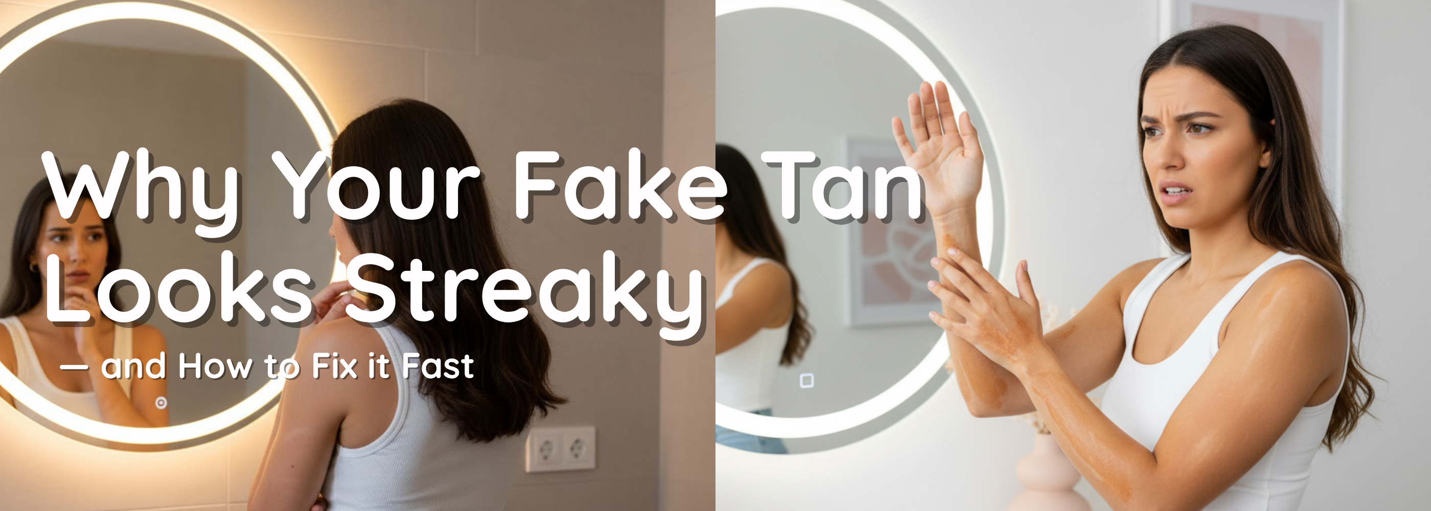 Why Your Fake Tan Looks Streaky — and How to Fix It Fast