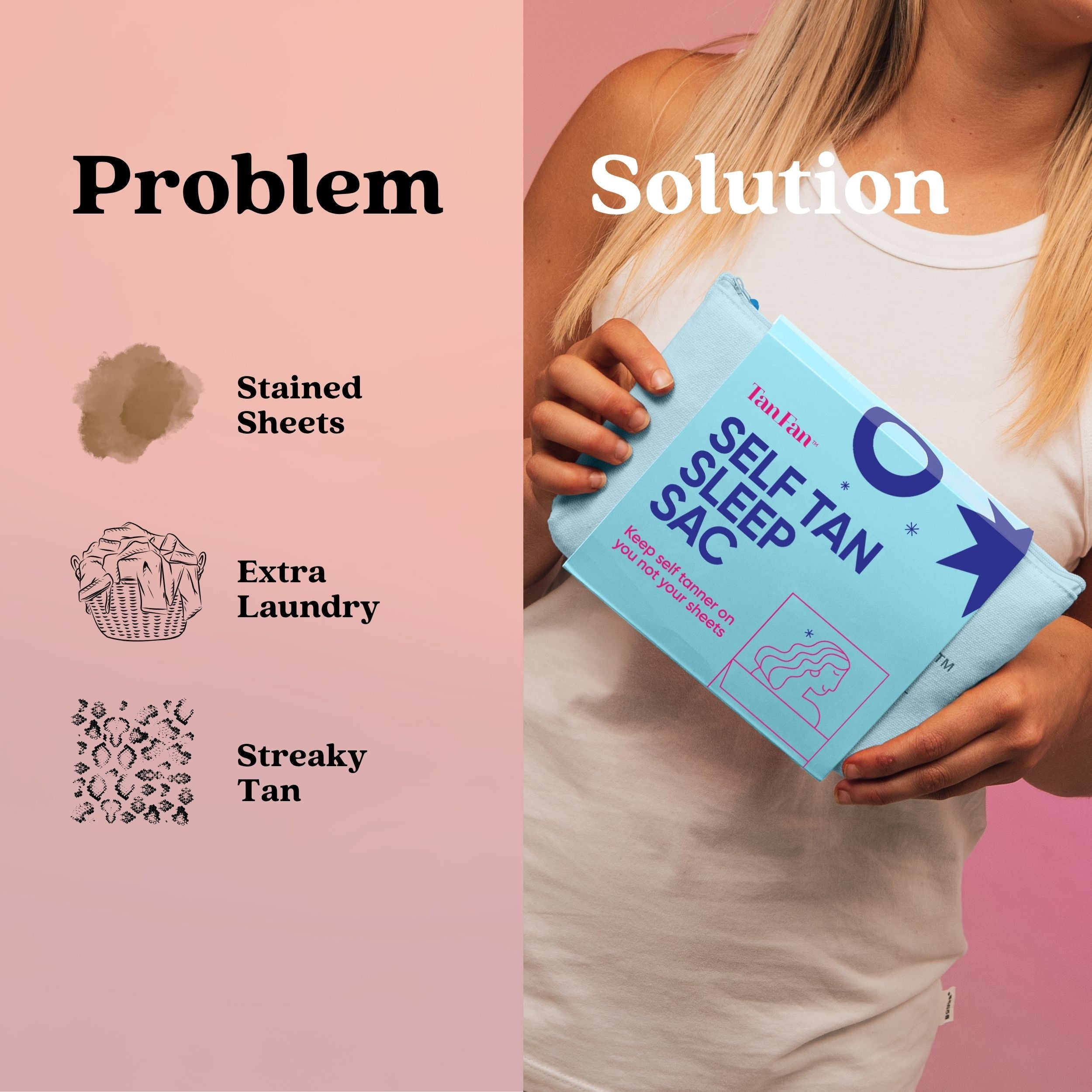 Self Tan Sleep Sac - French Navy