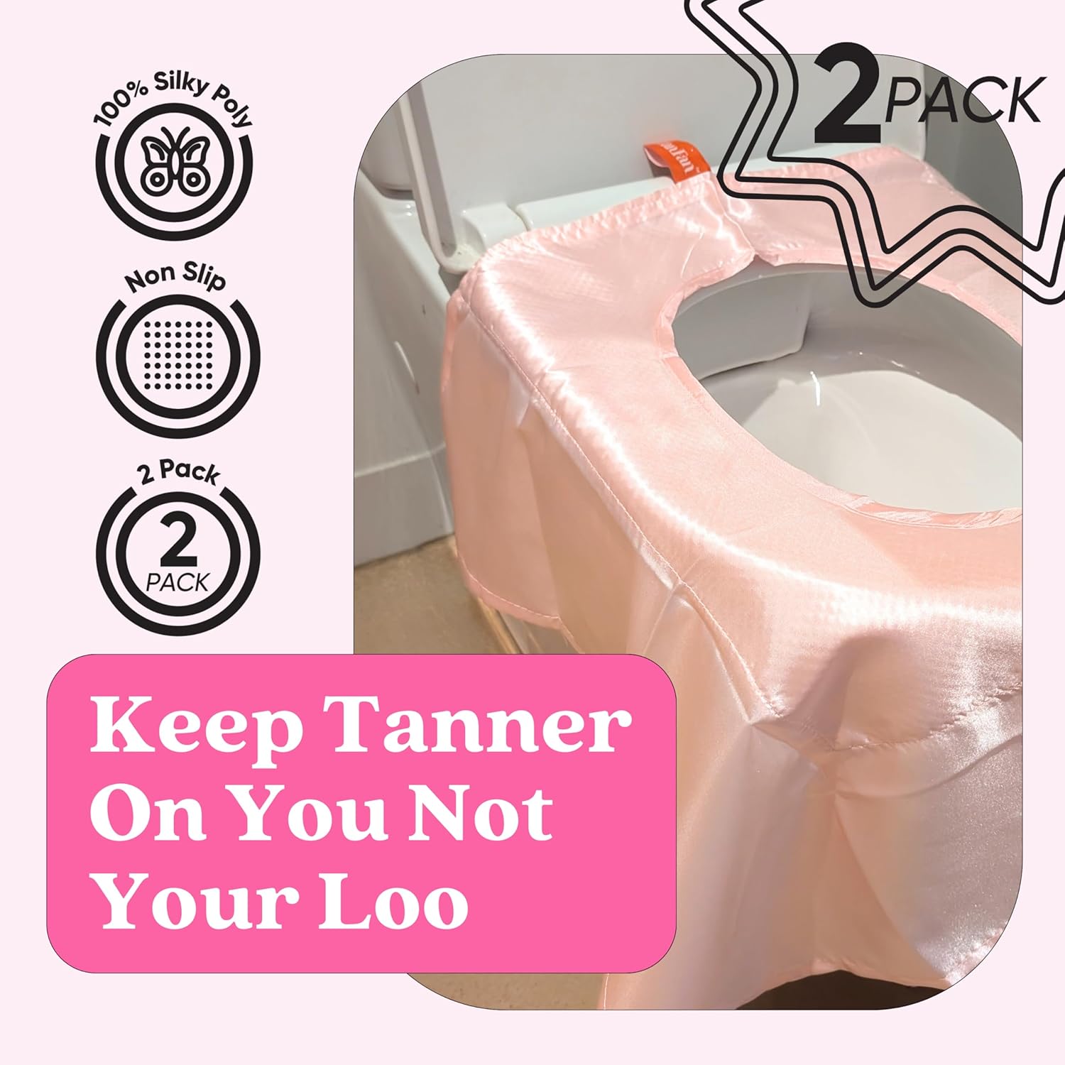 Self Tan Toilet Seat Cover