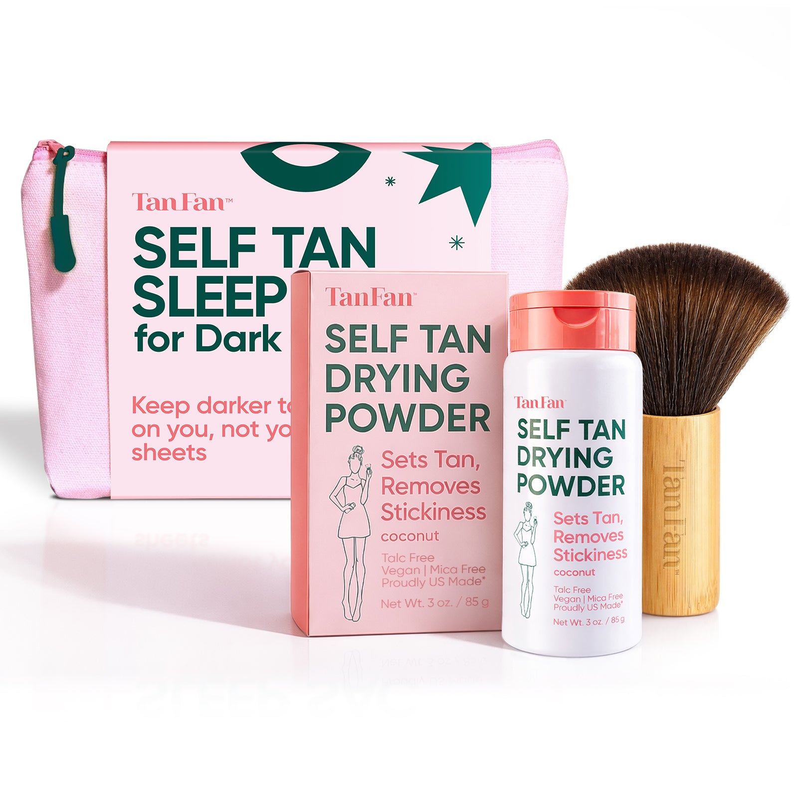 Self Tan Sleep Sac Dark Tanner + Powder Kit