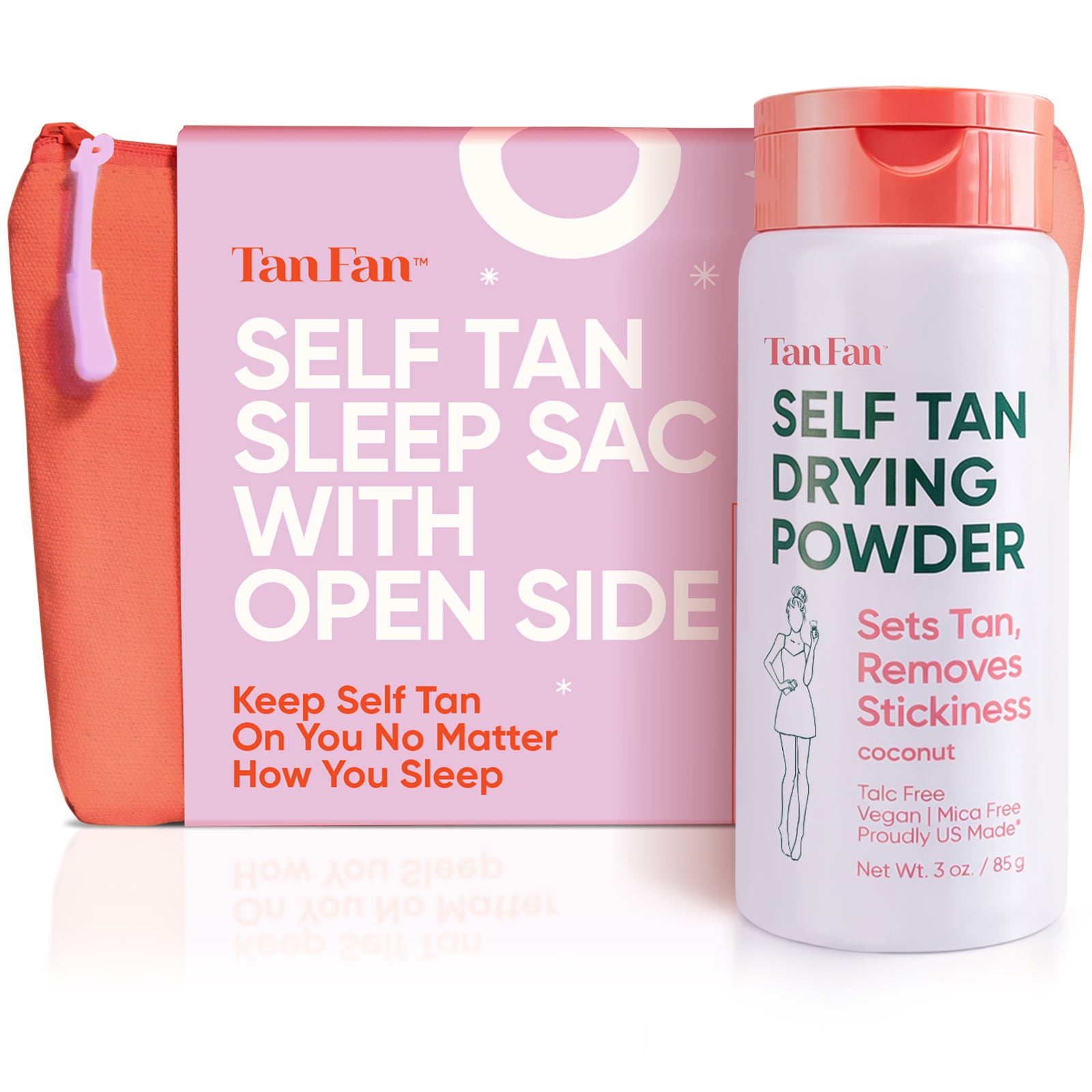 Self Tan Sleep Sac Open Side + Powder Single