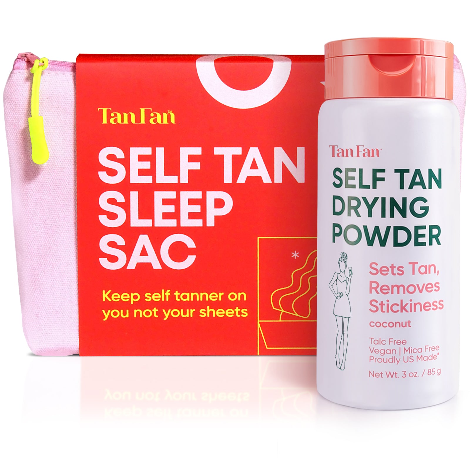 Self Tan Sleep Sac Pink + Powder Single