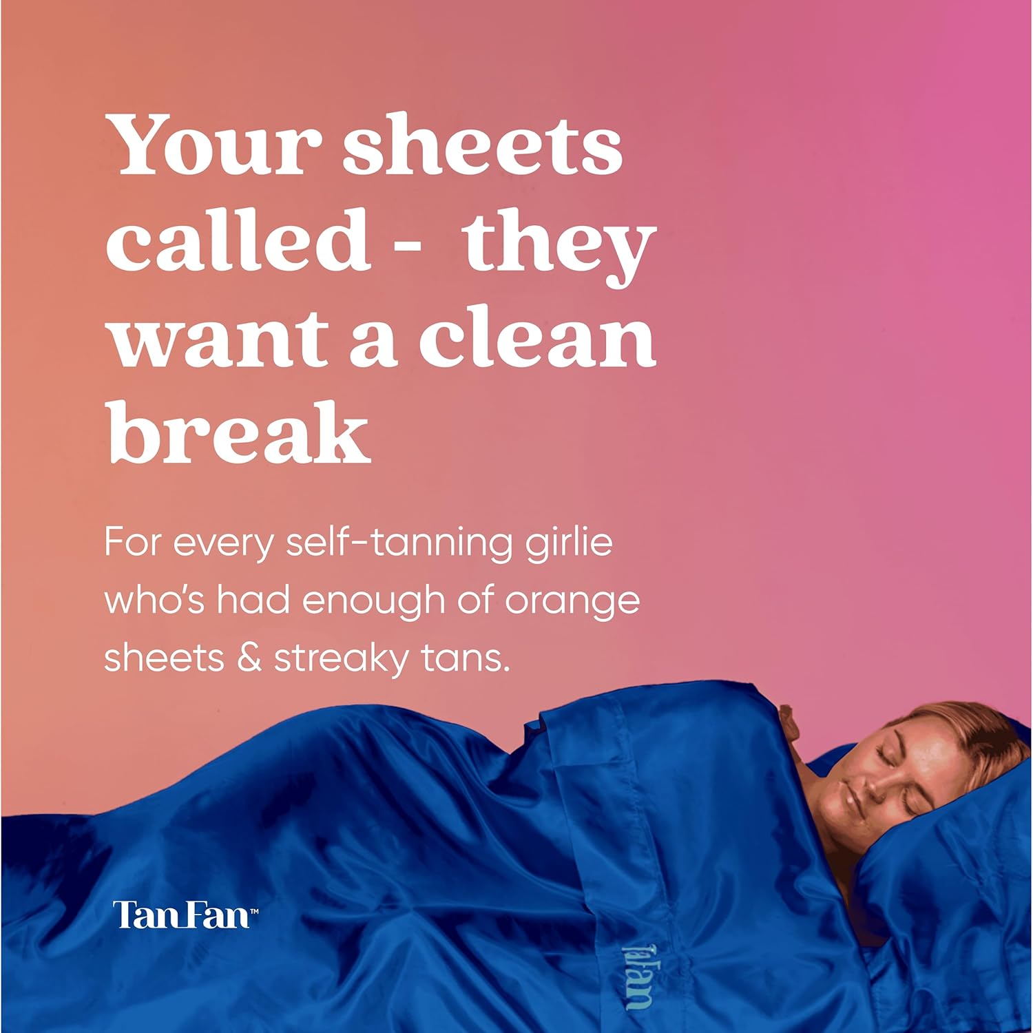 Self Tan Sleep Sac Navy + Powder Kit